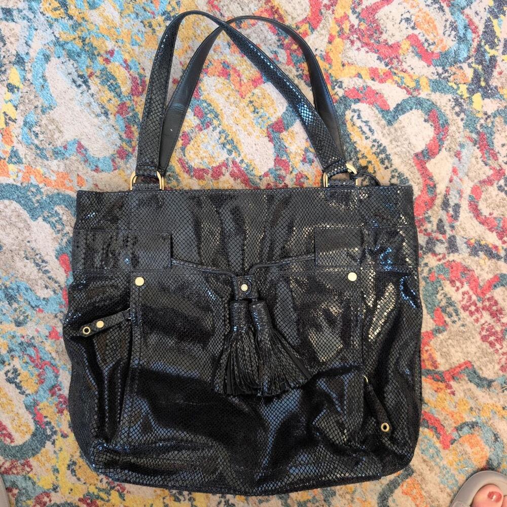 Like new Cole Haan black tote bag
